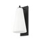 Z-Lite Farrell 1 Light Wall Sconce, 7.25in. W x 16.5in. H, Matte Black 3043-1SL-MB - alternate 6